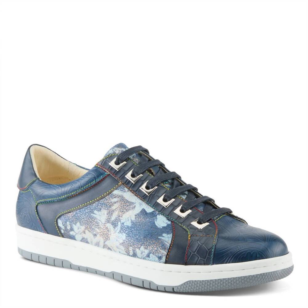 NEW L'ARTISTE men's falcon sneakers in blue